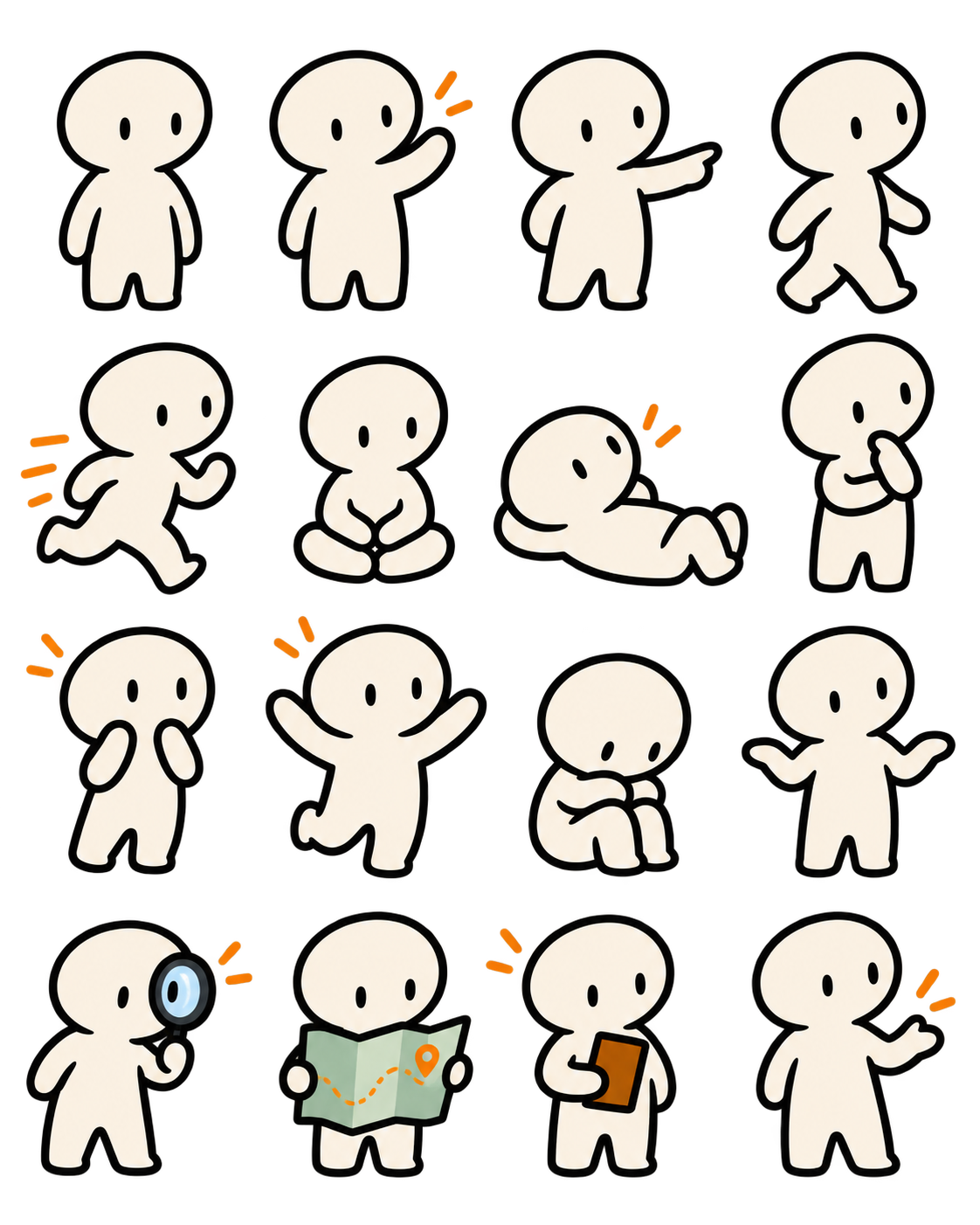 Nobody character illustration