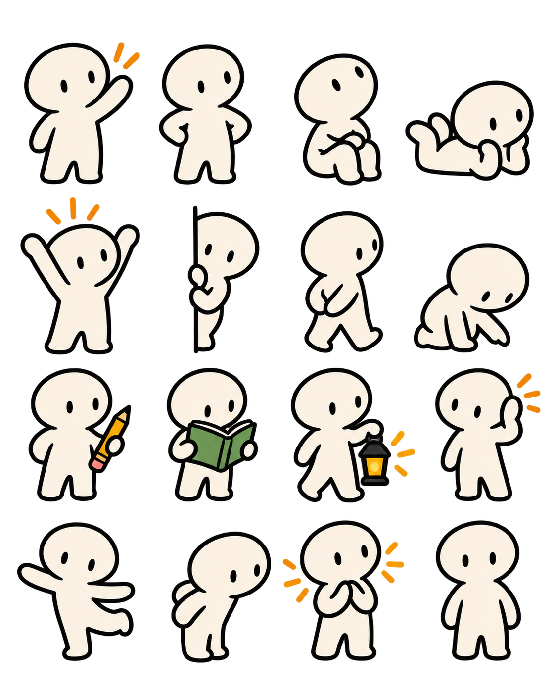 Nobody character illustration